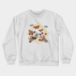 Butterfly Celtic Garden Fantasy Crewneck Sweatshirt